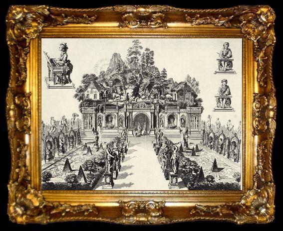 framed  Balthasar Anton Dunker Reprsentation of the Ouvrage de mechanique, ta009-2